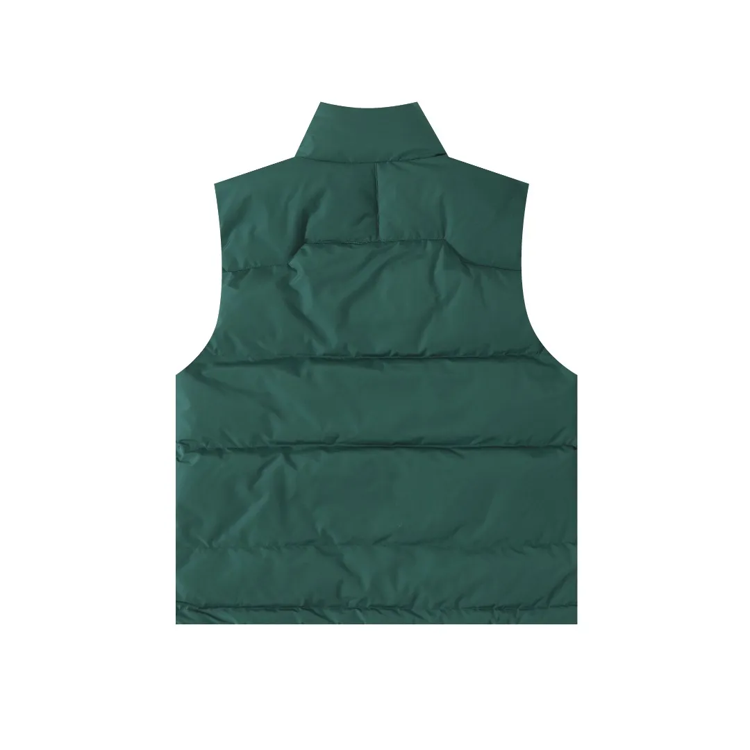 P490 #R51 Ralph Lauren winter new style for men and women, classic small logo waterproof pure down vest sleeveless official item number: RL14255 Full set of customized accessories, details determine success or failure.  - Accessories: Original hangtag, washed label + electroplated YK zipper logo, customized Laval Lauren zipper, full set of accessories - Same style for men and women. Color: Khaki, green, navy, black. Size: S M L